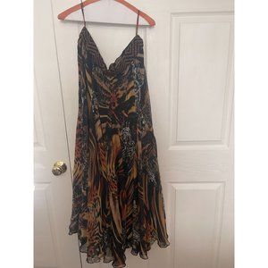 Sandy Starkman Maxi Skirt with Beaded Waistband Size L